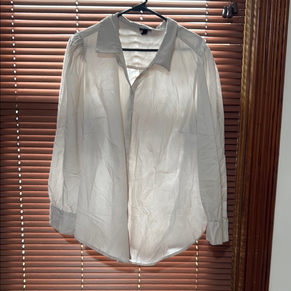 Torrid White Button Down Shirt for Women